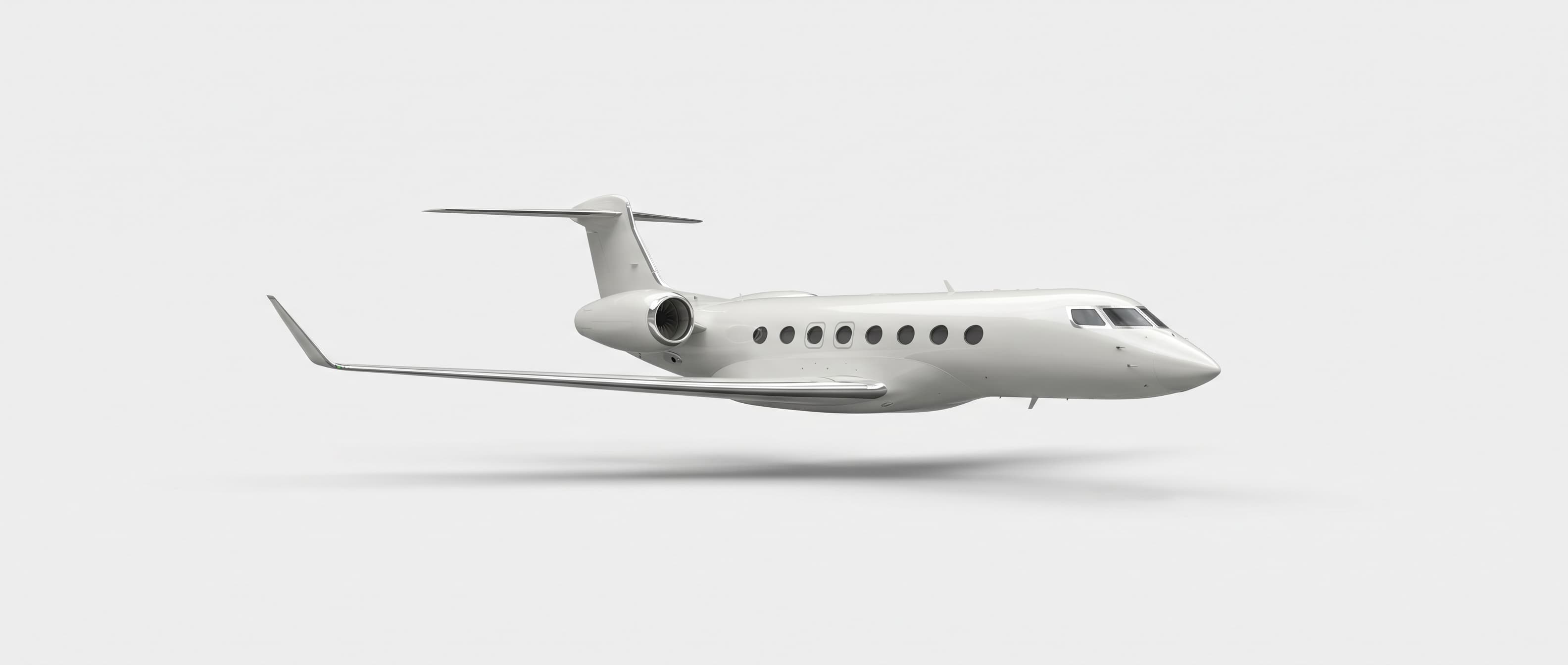 Gulfstream G700 in studio lighting representing the aircraft we service